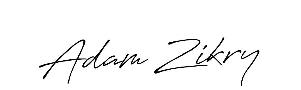 Design your own signature with our free online signature maker. With this signature software, you can create a handwritten (Antro_Vectra_Bolder) signature for name Adam Zikry. Adam Zikry signature style 7 images and pictures png