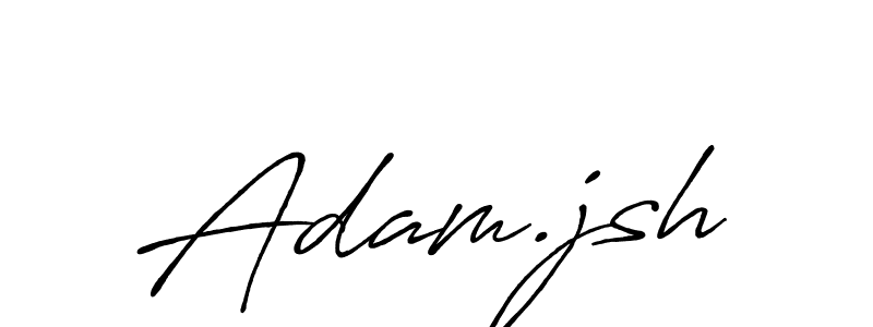 Similarly Antro_Vectra_Bolder is the best handwritten signature design. Signature creator online .You can use it as an online autograph creator for name Adam.jsh. Adam.jsh signature style 7 images and pictures png