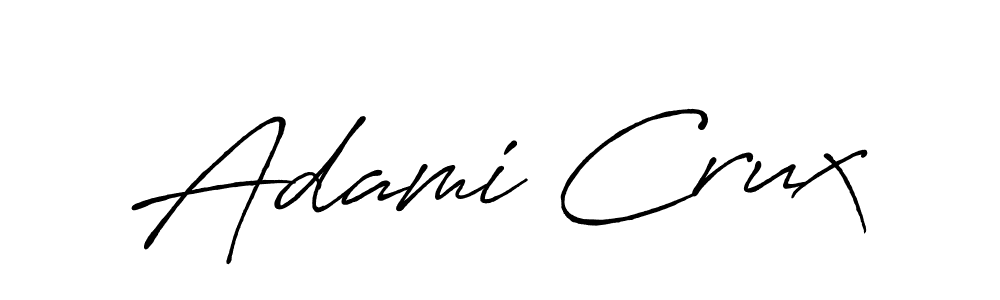 Create a beautiful signature design for name Adami Crux. With this signature (Antro_Vectra_Bolder) fonts, you can make a handwritten signature for free. Adami Crux signature style 7 images and pictures png