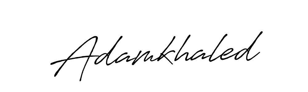 Also we have Adamkhaled name is the best signature style. Create professional handwritten signature collection using Antro_Vectra_Bolder autograph style. Adamkhaled signature style 7 images and pictures png