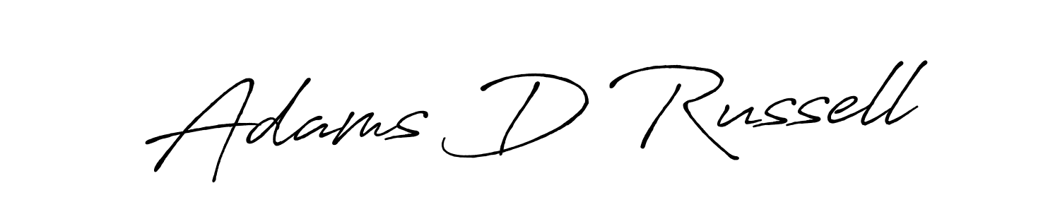The best way (Antro_Vectra_Bolder) to make a short signature is to pick only two or three words in your name. The name Adams D Russell include a total of six letters. For converting this name. Adams D Russell signature style 7 images and pictures png