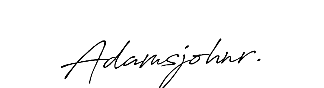 Use a signature maker to create a handwritten signature online. With this signature software, you can design (Antro_Vectra_Bolder) your own signature for name Adamsjohnr.. Adamsjohnr. signature style 7 images and pictures png