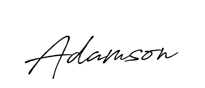 It looks lik you need a new signature style for name Adamson. Design unique handwritten (Antro_Vectra_Bolder) signature with our free signature maker in just a few clicks. Adamson signature style 7 images and pictures png