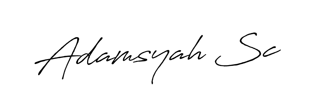 Once you've used our free online signature maker to create your best signature Antro_Vectra_Bolder style, it's time to enjoy all of the benefits that Adamsyah Sc name signing documents. Adamsyah Sc signature style 7 images and pictures png