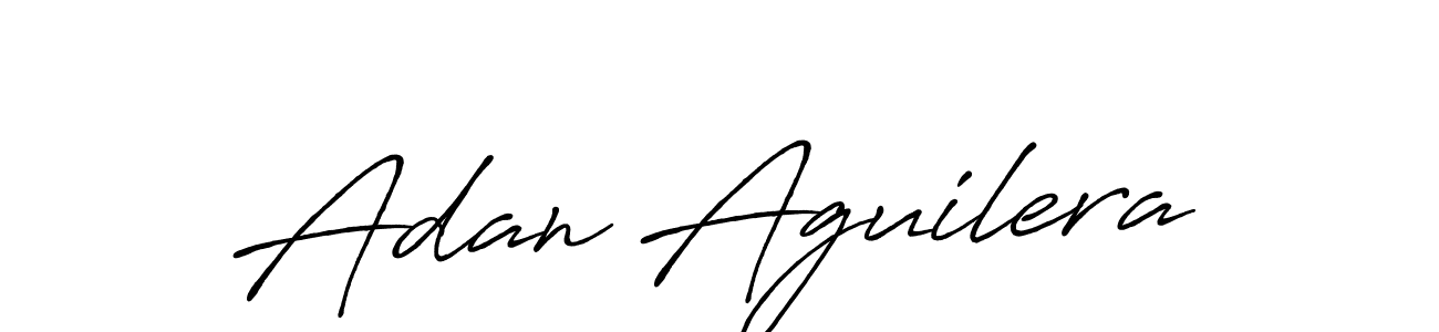 Create a beautiful signature design for name Adan Aguilera. With this signature (Antro_Vectra_Bolder) fonts, you can make a handwritten signature for free. Adan Aguilera signature style 7 images and pictures png