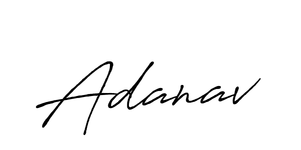 Similarly Antro_Vectra_Bolder is the best handwritten signature design. Signature creator online .You can use it as an online autograph creator for name Adanav. Adanav signature style 7 images and pictures png