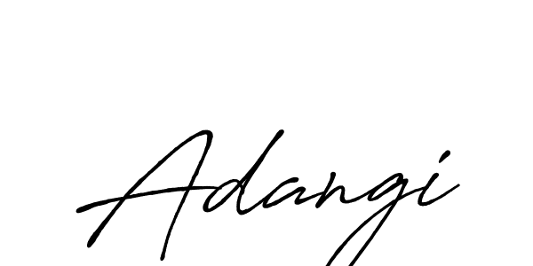It looks lik you need a new signature style for name Adangi. Design unique handwritten (Antro_Vectra_Bolder) signature with our free signature maker in just a few clicks. Adangi signature style 7 images and pictures png