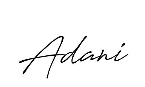 The best way (Antro_Vectra_Bolder) to make a short signature is to pick only two or three words in your name. The name Adani include a total of six letters. For converting this name. Adani signature style 7 images and pictures png