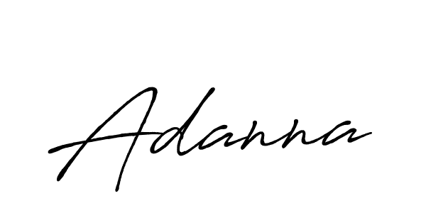 Make a beautiful signature design for name Adanna. Use this online signature maker to create a handwritten signature for free. Adanna signature style 7 images and pictures png