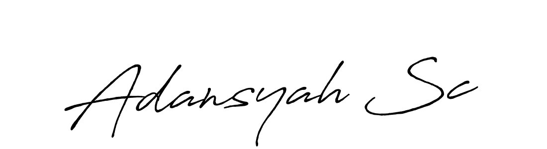 Also we have Adansyah Sc name is the best signature style. Create professional handwritten signature collection using Antro_Vectra_Bolder autograph style. Adansyah Sc signature style 7 images and pictures png