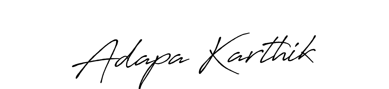 if you are searching for the best signature style for your name Adapa Karthik. so please give up your signature search. here we have designed multiple signature styles  using Antro_Vectra_Bolder. Adapa Karthik signature style 7 images and pictures png