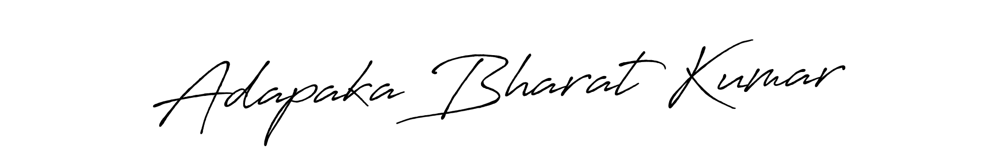 How to make Adapaka Bharat Kumar signature? Antro_Vectra_Bolder is a professional autograph style. Create handwritten signature for Adapaka Bharat Kumar name. Adapaka Bharat Kumar signature style 7 images and pictures png