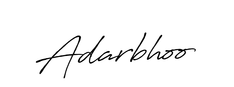 Make a beautiful signature design for name Adarbhoo. Use this online signature maker to create a handwritten signature for free. Adarbhoo signature style 7 images and pictures png