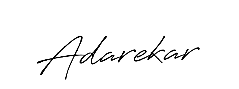 The best way (Antro_Vectra_Bolder) to make a short signature is to pick only two or three words in your name. The name Adarekar include a total of six letters. For converting this name. Adarekar signature style 7 images and pictures png