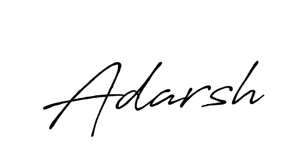 Design your own signature with our free online signature maker. With this signature software, you can create a handwritten (Antro_Vectra_Bolder) signature for name Adarsh. Adarsh signature style 7 images and pictures png