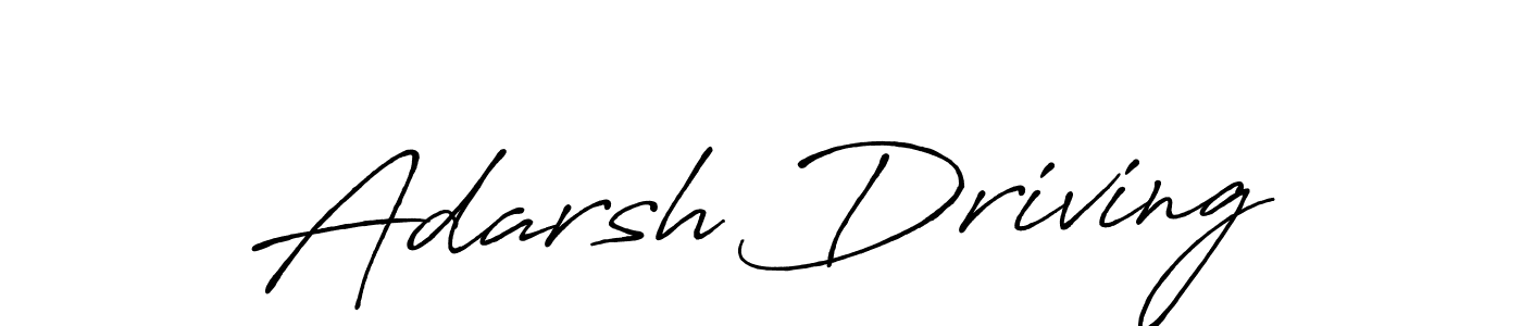 Make a short Adarsh Driving signature style. Manage your documents anywhere anytime using Antro_Vectra_Bolder. Create and add eSignatures, submit forms, share and send files easily. Adarsh Driving signature style 7 images and pictures png
