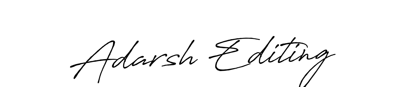 Make a beautiful signature design for name Adarsh Editing. Use this online signature maker to create a handwritten signature for free. Adarsh Editing signature style 7 images and pictures png