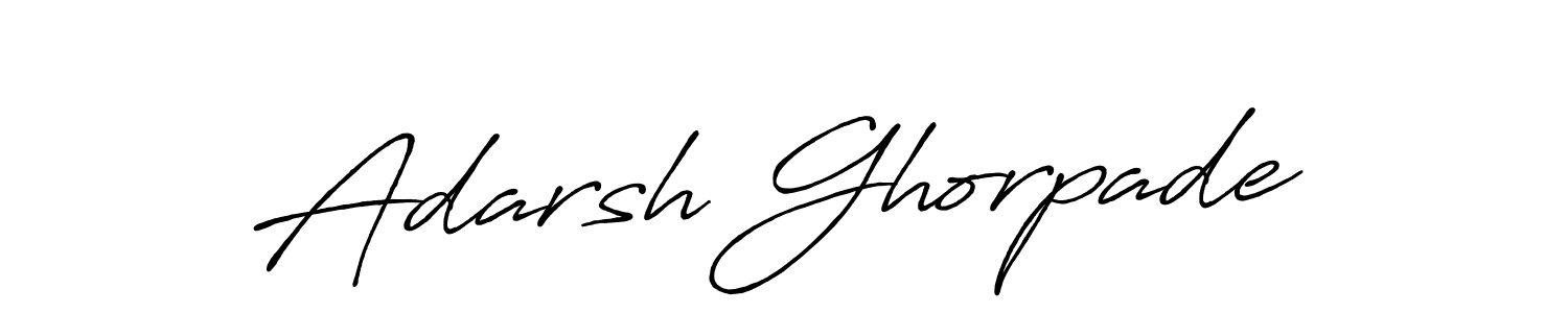 Also You can easily find your signature by using the search form. We will create Adarsh Ghorpade name handwritten signature images for you free of cost using Antro_Vectra_Bolder sign style. Adarsh Ghorpade signature style 7 images and pictures png