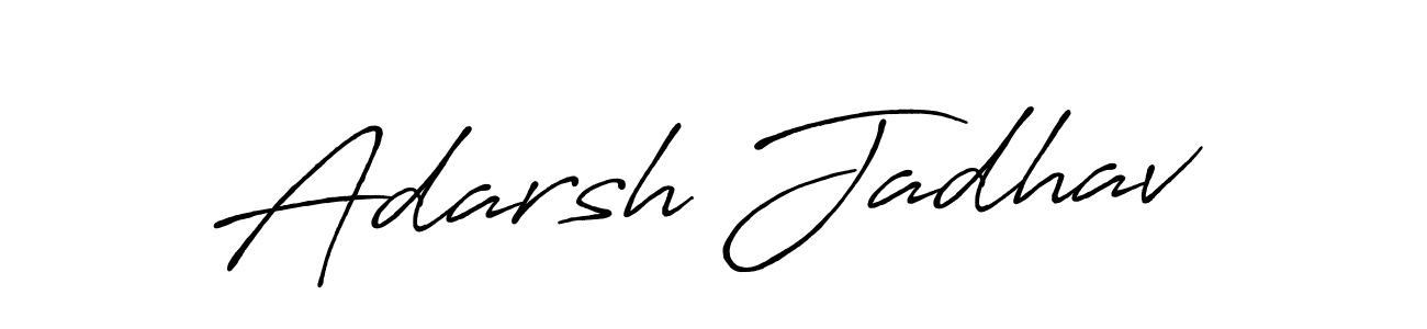 Once you've used our free online signature maker to create your best signature Antro_Vectra_Bolder style, it's time to enjoy all of the benefits that Adarsh Jadhav name signing documents. Adarsh Jadhav signature style 7 images and pictures png