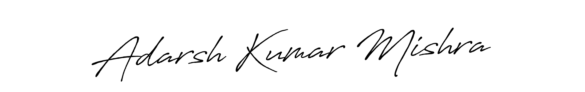 How to make Adarsh Kumar Mishra signature? Antro_Vectra_Bolder is a professional autograph style. Create handwritten signature for Adarsh Kumar Mishra name. Adarsh Kumar Mishra signature style 7 images and pictures png