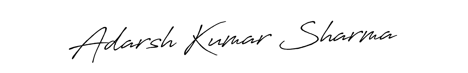 Use a signature maker to create a handwritten signature online. With this signature software, you can design (Antro_Vectra_Bolder) your own signature for name Adarsh Kumar Sharma. Adarsh Kumar Sharma signature style 7 images and pictures png