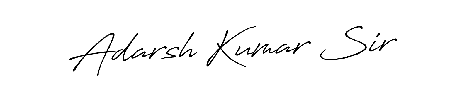 How to make Adarsh Kumar Sir name signature. Use Antro_Vectra_Bolder style for creating short signs online. This is the latest handwritten sign. Adarsh Kumar Sir signature style 7 images and pictures png