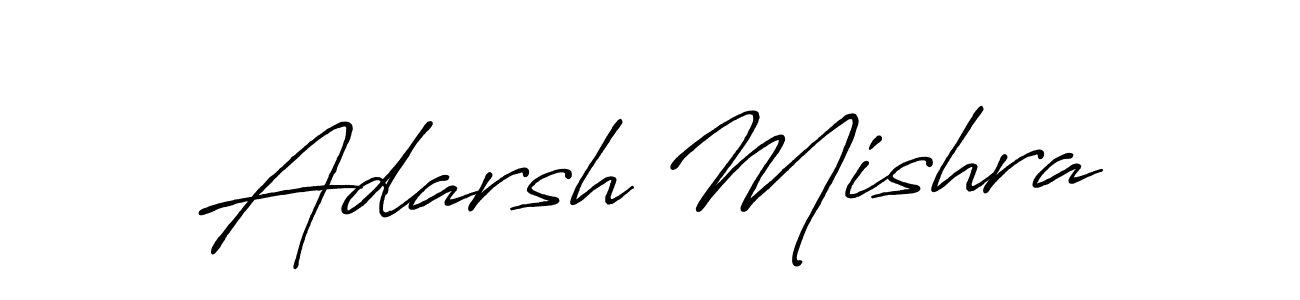 How to make Adarsh Mishra signature? Antro_Vectra_Bolder is a professional autograph style. Create handwritten signature for Adarsh Mishra name. Adarsh Mishra signature style 7 images and pictures png