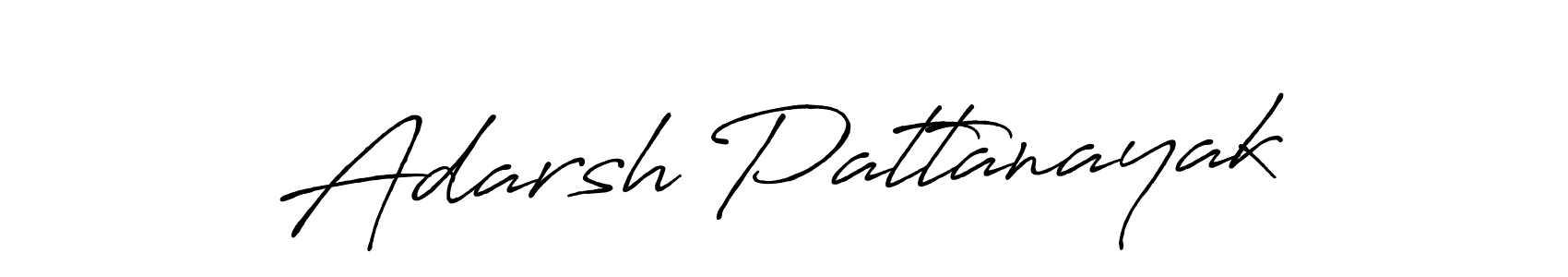 Make a beautiful signature design for name Adarsh Pattanayak. With this signature (Antro_Vectra_Bolder) style, you can create a handwritten signature for free. Adarsh Pattanayak signature style 7 images and pictures png