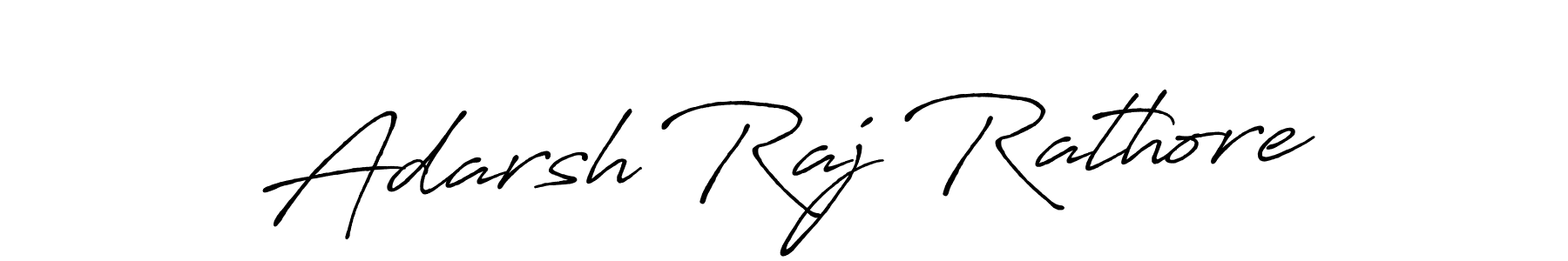 Create a beautiful signature design for name Adarsh Raj Rathore. With this signature (Antro_Vectra_Bolder) fonts, you can make a handwritten signature for free. Adarsh Raj Rathore signature style 7 images and pictures png