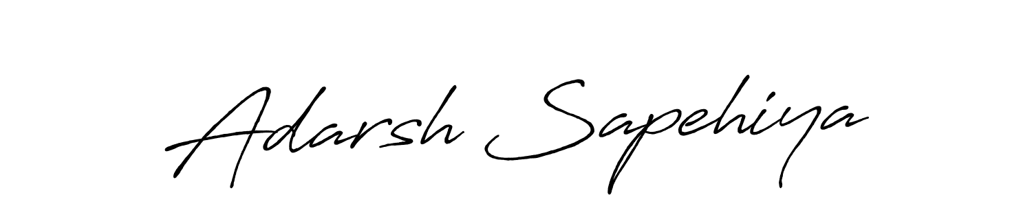 Design your own signature with our free online signature maker. With this signature software, you can create a handwritten (Antro_Vectra_Bolder) signature for name Adarsh Sapehiya. Adarsh Sapehiya signature style 7 images and pictures png