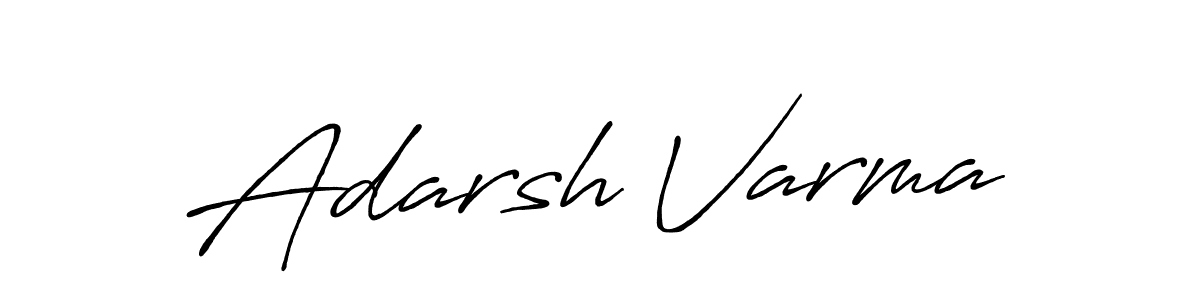 Antro_Vectra_Bolder is a professional signature style that is perfect for those who want to add a touch of class to their signature. It is also a great choice for those who want to make their signature more unique. Get Adarsh Varma name to fancy signature for free. Adarsh Varma signature style 7 images and pictures png