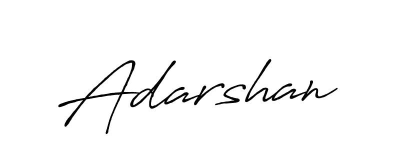 Create a beautiful signature design for name Adarshan. With this signature (Antro_Vectra_Bolder) fonts, you can make a handwritten signature for free. Adarshan signature style 7 images and pictures png