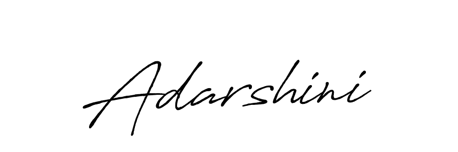 Make a beautiful signature design for name Adarshini. With this signature (Antro_Vectra_Bolder) style, you can create a handwritten signature for free. Adarshini signature style 7 images and pictures png