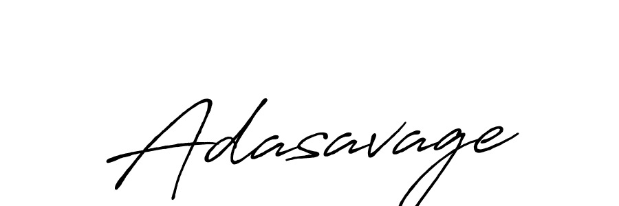 Design your own signature with our free online signature maker. With this signature software, you can create a handwritten (Antro_Vectra_Bolder) signature for name Adasavage. Adasavage signature style 7 images and pictures png