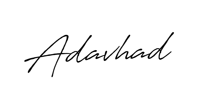 Design your own signature with our free online signature maker. With this signature software, you can create a handwritten (Antro_Vectra_Bolder) signature for name Adavhad. Adavhad signature style 7 images and pictures png