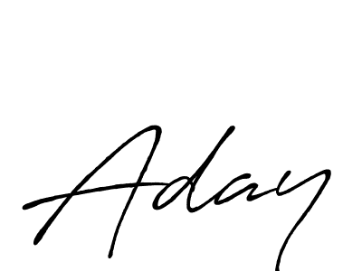 Also we have Aday name is the best signature style. Create professional handwritten signature collection using Antro_Vectra_Bolder autograph style. Aday signature style 7 images and pictures png