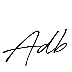 if you are searching for the best signature style for your name Adb. so please give up your signature search. here we have designed multiple signature styles  using Antro_Vectra_Bolder. Adb signature style 7 images and pictures png