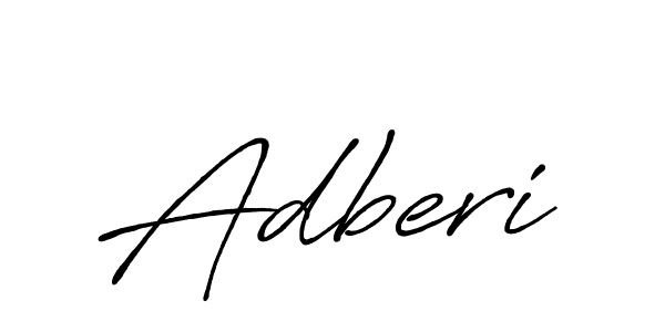 How to make Adberi name signature. Use Antro_Vectra_Bolder style for creating short signs online. This is the latest handwritten sign. Adberi signature style 7 images and pictures png