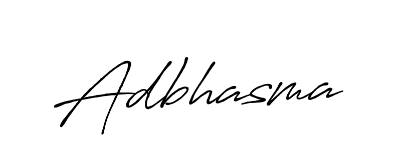 Adbhasma stylish signature style. Best Handwritten Sign (Antro_Vectra_Bolder) for my name. Handwritten Signature Collection Ideas for my name Adbhasma. Adbhasma signature style 7 images and pictures png