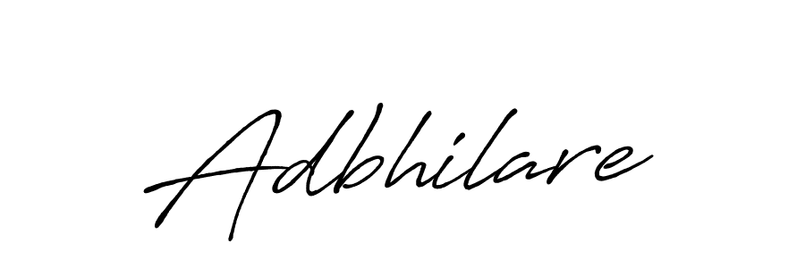 Make a beautiful signature design for name Adbhilare. With this signature (Antro_Vectra_Bolder) style, you can create a handwritten signature for free. Adbhilare signature style 7 images and pictures png