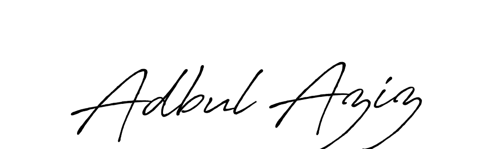 It looks lik you need a new signature style for name Adbul Aziz. Design unique handwritten (Antro_Vectra_Bolder) signature with our free signature maker in just a few clicks. Adbul Aziz signature style 7 images and pictures png