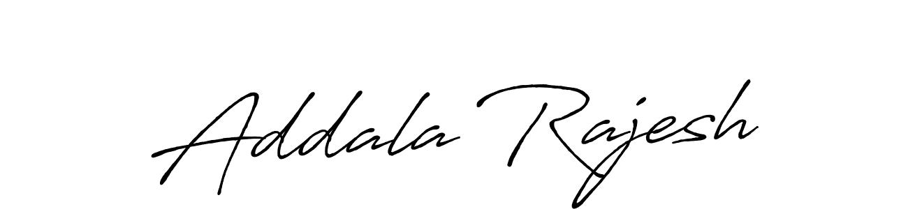 Antro_Vectra_Bolder is a professional signature style that is perfect for those who want to add a touch of class to their signature. It is also a great choice for those who want to make their signature more unique. Get Addala Rajesh name to fancy signature for free. Addala Rajesh signature style 7 images and pictures png