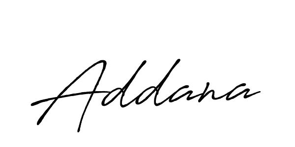 Also You can easily find your signature by using the search form. We will create Addana name handwritten signature images for you free of cost using Antro_Vectra_Bolder sign style. Addana signature style 7 images and pictures png