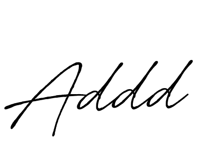 Once you've used our free online signature maker to create your best signature Antro_Vectra_Bolder style, it's time to enjoy all of the benefits that Addd name signing documents. Addd signature style 7 images and pictures png