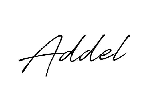 You should practise on your own different ways (Antro_Vectra_Bolder) to write your name (Addel) in signature. don't let someone else do it for you. Addel signature style 7 images and pictures png