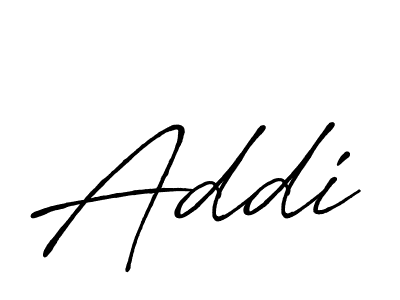 It looks lik you need a new signature style for name Addi. Design unique handwritten (Antro_Vectra_Bolder) signature with our free signature maker in just a few clicks. Addi signature style 7 images and pictures png
