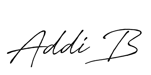 Similarly Antro_Vectra_Bolder is the best handwritten signature design. Signature creator online .You can use it as an online autograph creator for name Addi B. Addi B signature style 7 images and pictures png