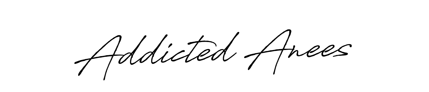 It looks lik you need a new signature style for name Addicted Anees. Design unique handwritten (Antro_Vectra_Bolder) signature with our free signature maker in just a few clicks. Addicted Anees signature style 7 images and pictures png