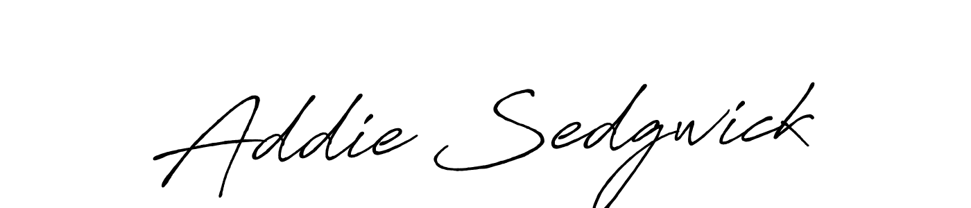 The best way (Antro_Vectra_Bolder) to make a short signature is to pick only two or three words in your name. The name Addie Sedgwick include a total of six letters. For converting this name. Addie Sedgwick signature style 7 images and pictures png
