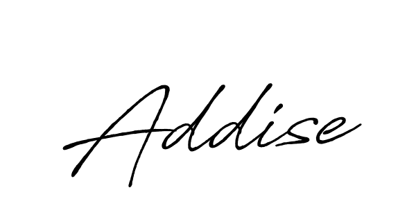 Also we have Addise name is the best signature style. Create professional handwritten signature collection using Antro_Vectra_Bolder autograph style. Addise signature style 7 images and pictures png